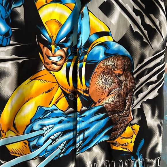 Marvel Wolverine Graphic Kids Shirt - Black and Yellow M 12 - Picture 13 of 16